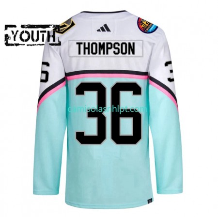 Camiseta Vegas Golden Knights LOGAN THOMPSON 36 2023 All-Star Adidas Branco Authentic - Criança